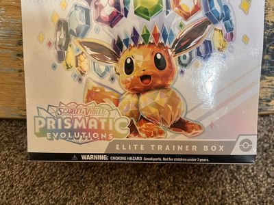 Pokémon Scarlet & Violet Prismatic Evolutions Elite Trainer Box - Eevee & Friends TCG OBO