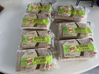 Scotch-Brite Greener Clean Non-Scratch Scrub Sponges $3 per pack