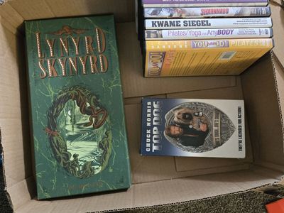 CD's,DVD's, and 1 VHS