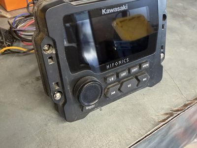 Kawasaki KRX Hifonics Powersports Bluetooth Audio Head Unit w/ Wiring Harness