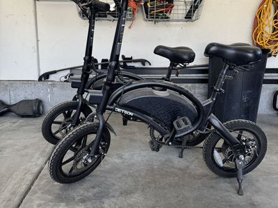 2 Black Jetson Bolt Electric Bikes