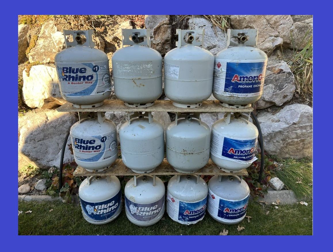 EMPTY - 5 gallon / 20 lb. Propane LP Gas LPG Cylinders/Tanks/Bottles for EXCHANGE