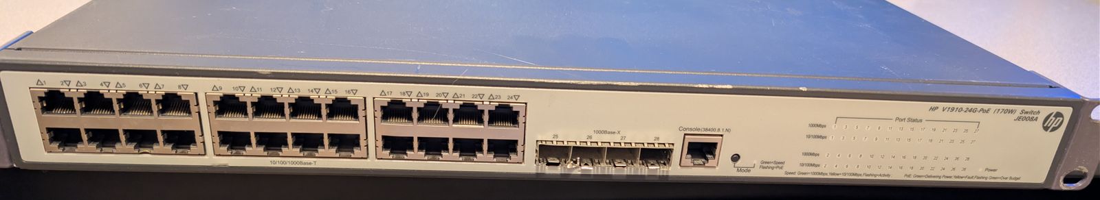 HP V1910 24-port switch