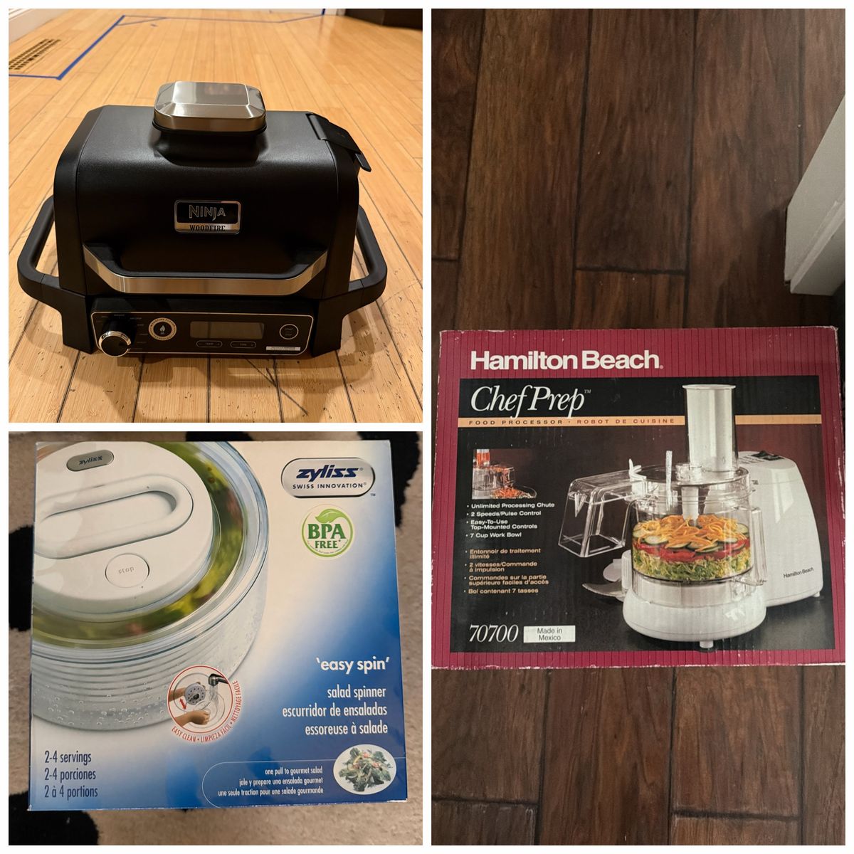 Variety of small kitchen appliances