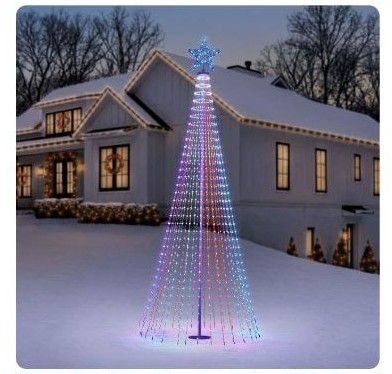Member's Mark 12' Pre-Lit Multicolor Lightshow Tree – $100