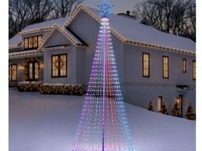 Member's Mark 12' Pre-Lit Multicolor Lightshow Tree – $100
