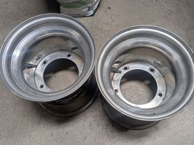 Suzuki LT500R LT250R Rear Aluminum Wheels Rims Set Used