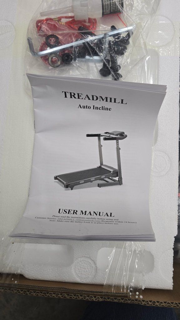 Unbranded Auto Incline Treadmill - New in Box with User Manual