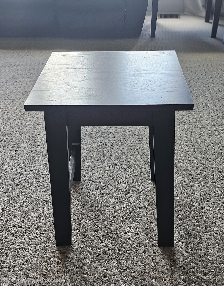 Small, Square End Table.