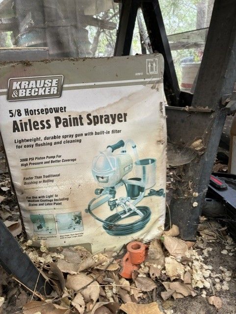 paint sprayer, airless