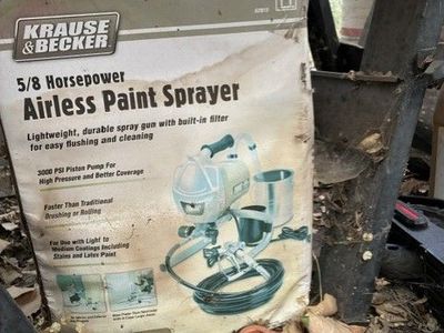paint sprayer, airless