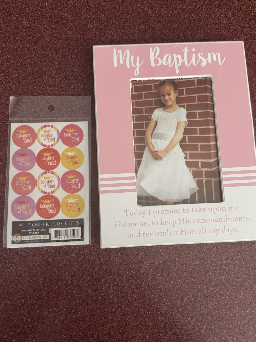Baptism Frame + Stickers