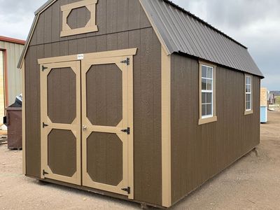 10x20 End Lofted Barn Shed! SPRING STORAGE HERO AVAILABLE NOW!