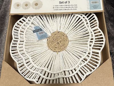 NEW Flower Wall Baskets - Set of 3
