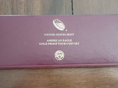 United States Mint 2021 American Eagle Gold Proof Four-Coin Set with Box