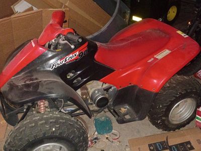 Honda Fourtrax 90 Red/Black Kids ATV - Used, Needs Work