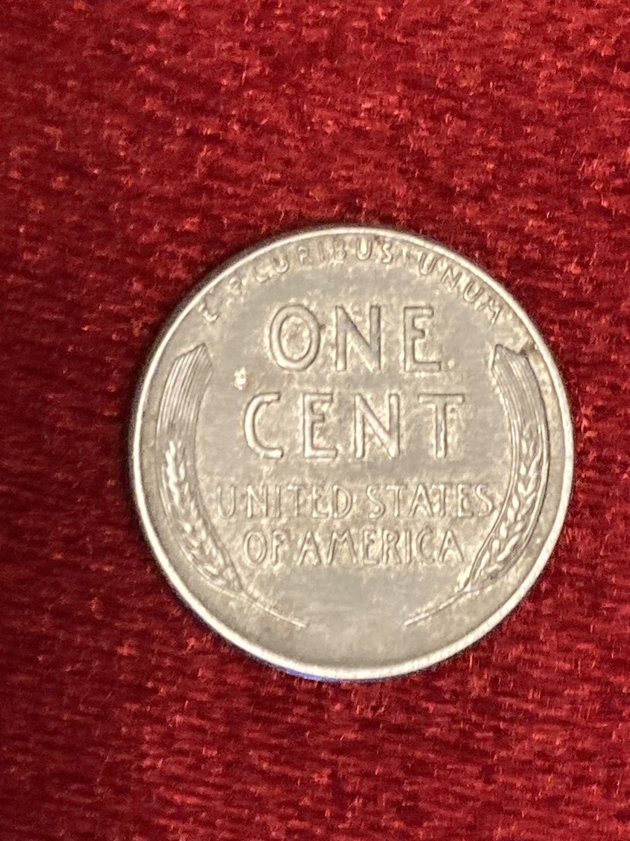 Vintage 1943 Steel Lincoln Wheat Cent S World War 2
