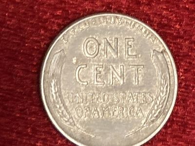 Vintage 1943 Steel Lincoln Wheat Cent S World War 2