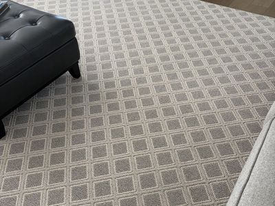 10’ x 12’ Gray Pattern Area Rug