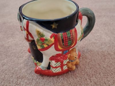 Collectible rocking horse 3D cup