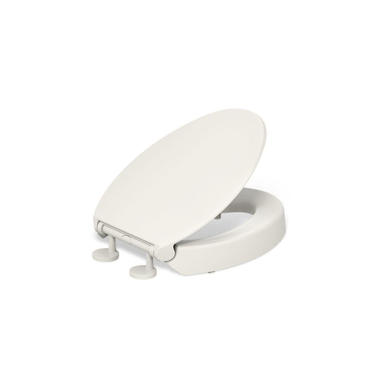 Toilet Seat, 3" Height, Elevated Soft Close Elongated