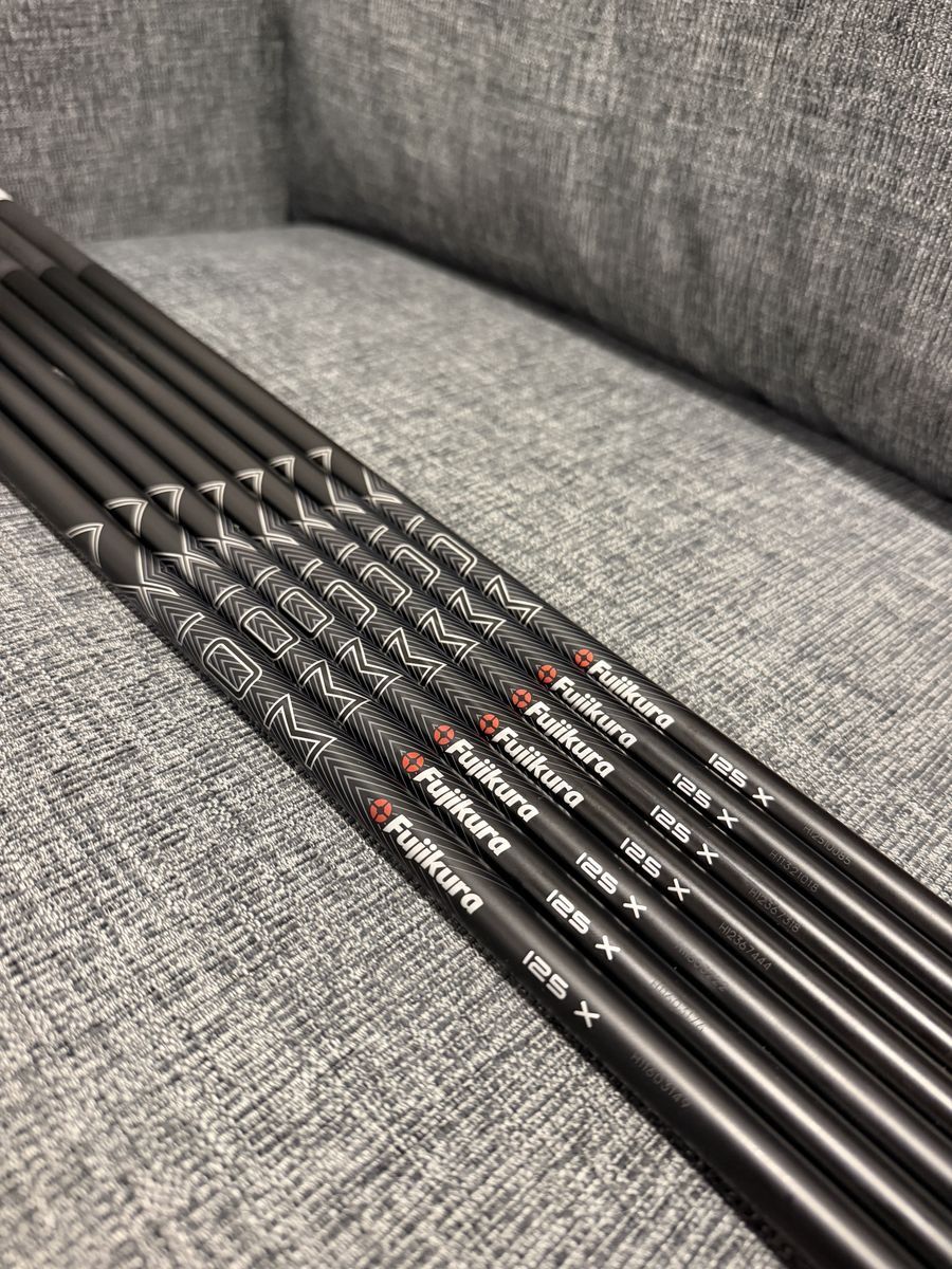 Fujikura Axiom Velocore 125 X Extra Stiff Iron Shaft Pulls 4-PW 0.355T Pulls ~34.5-37” Excellent