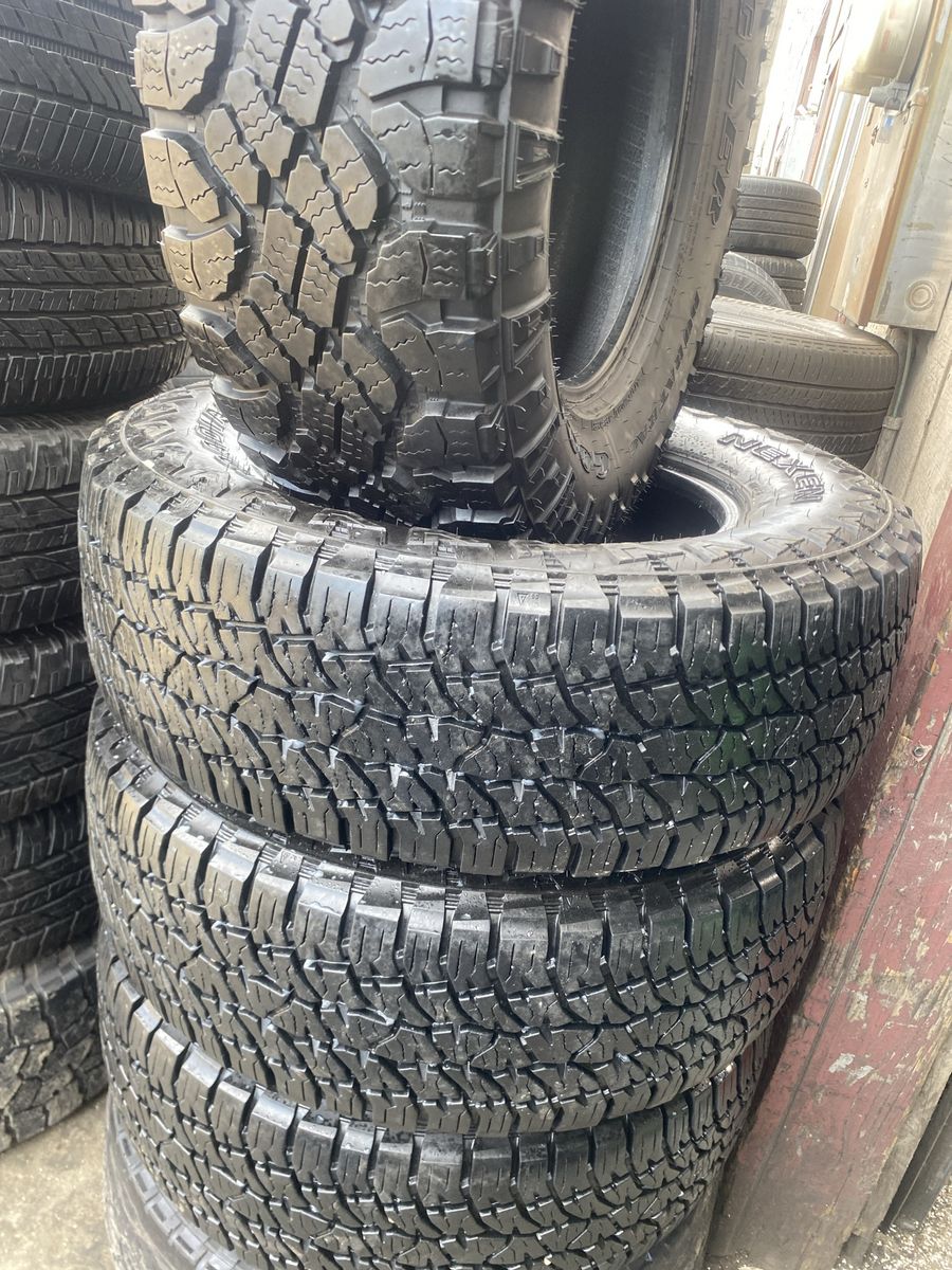 4 TIRES LT275-70-18 3 NEXEN 1 GOOYEAR WRANGLER