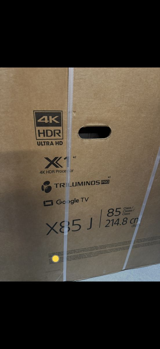 85” Sony 4k brand new
