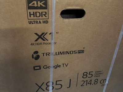 85” Sony 4k brand new