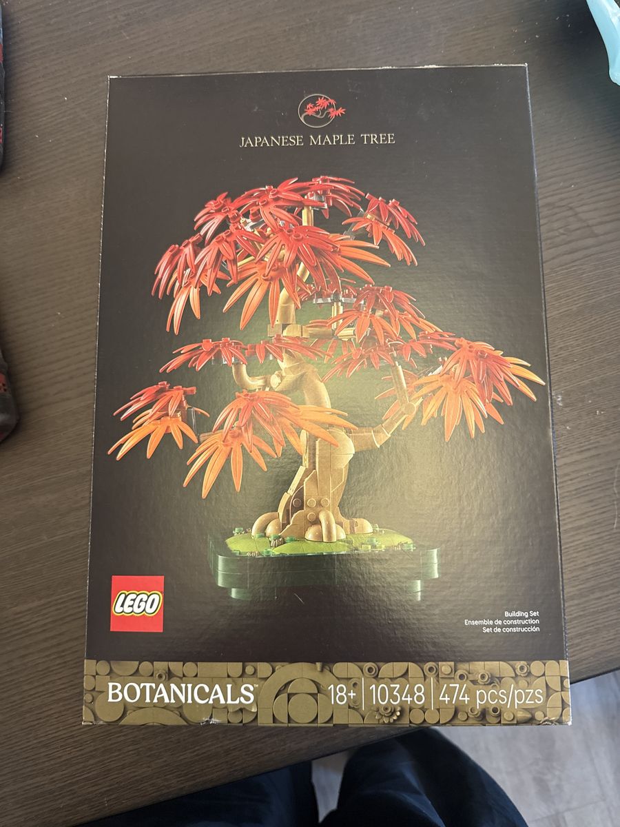LEGO Botanicals Japanese Maple Tree Building Set 10348 - 474 Pieces, New Sealed Box