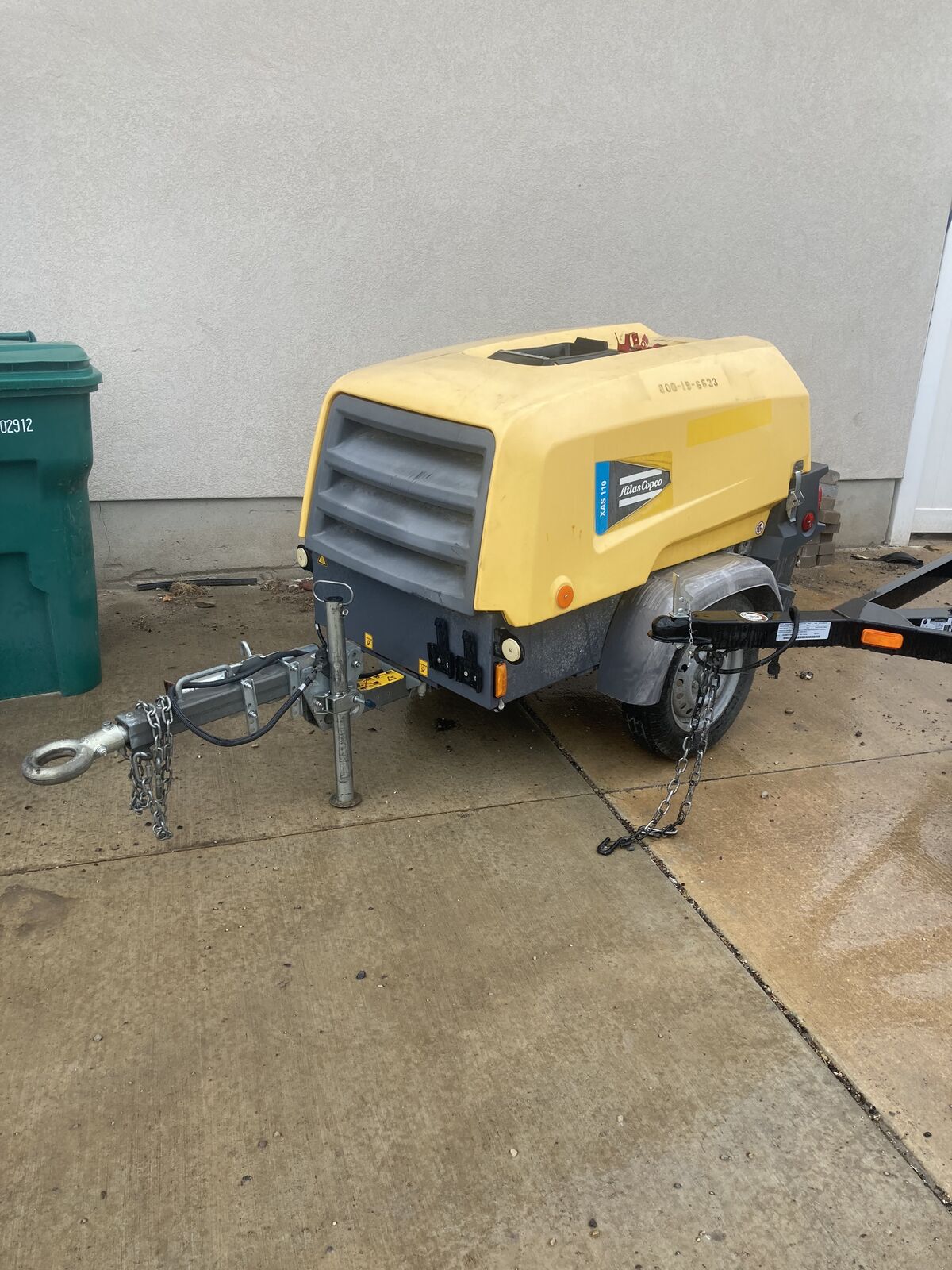110 CFM Atlas copco air compressor