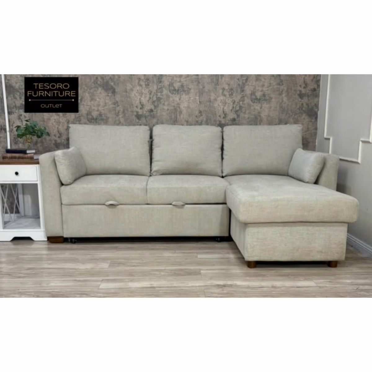 LUKE SECTIONAL SOFA BED WITH STORAGE AMAZING DEAL‼️WE OFFER DELIVERY