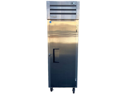 2015 Commercial Refrigerator by True - Single Door - Stainless Steel - Top-Mounted Components - Used - Fully Functional