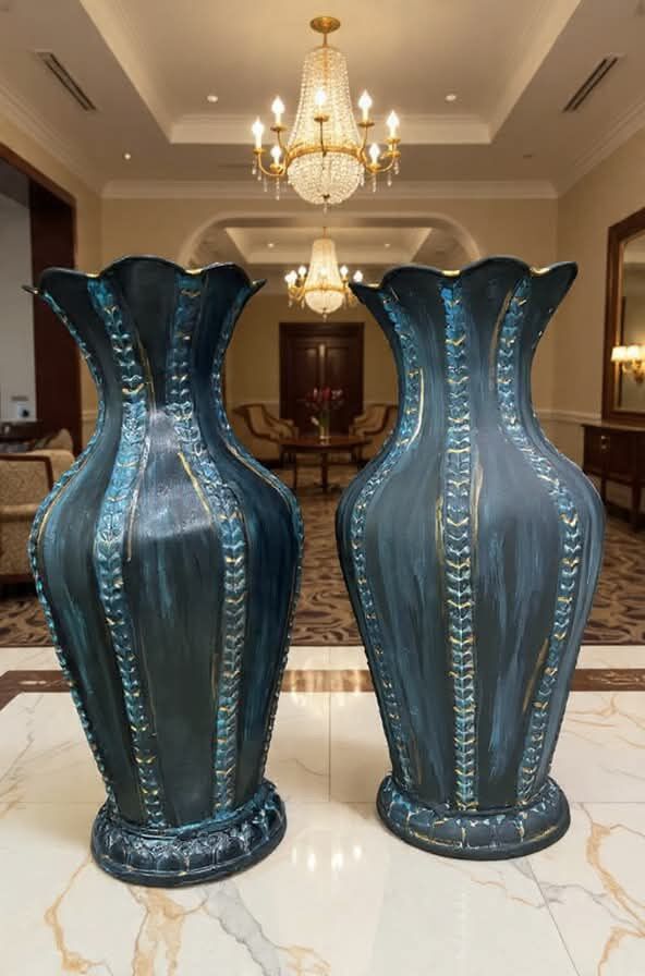 Decorative Metal Vases