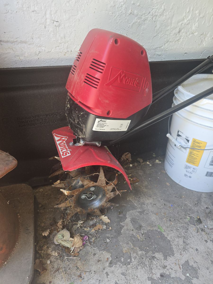 Mantis corded electric tiller