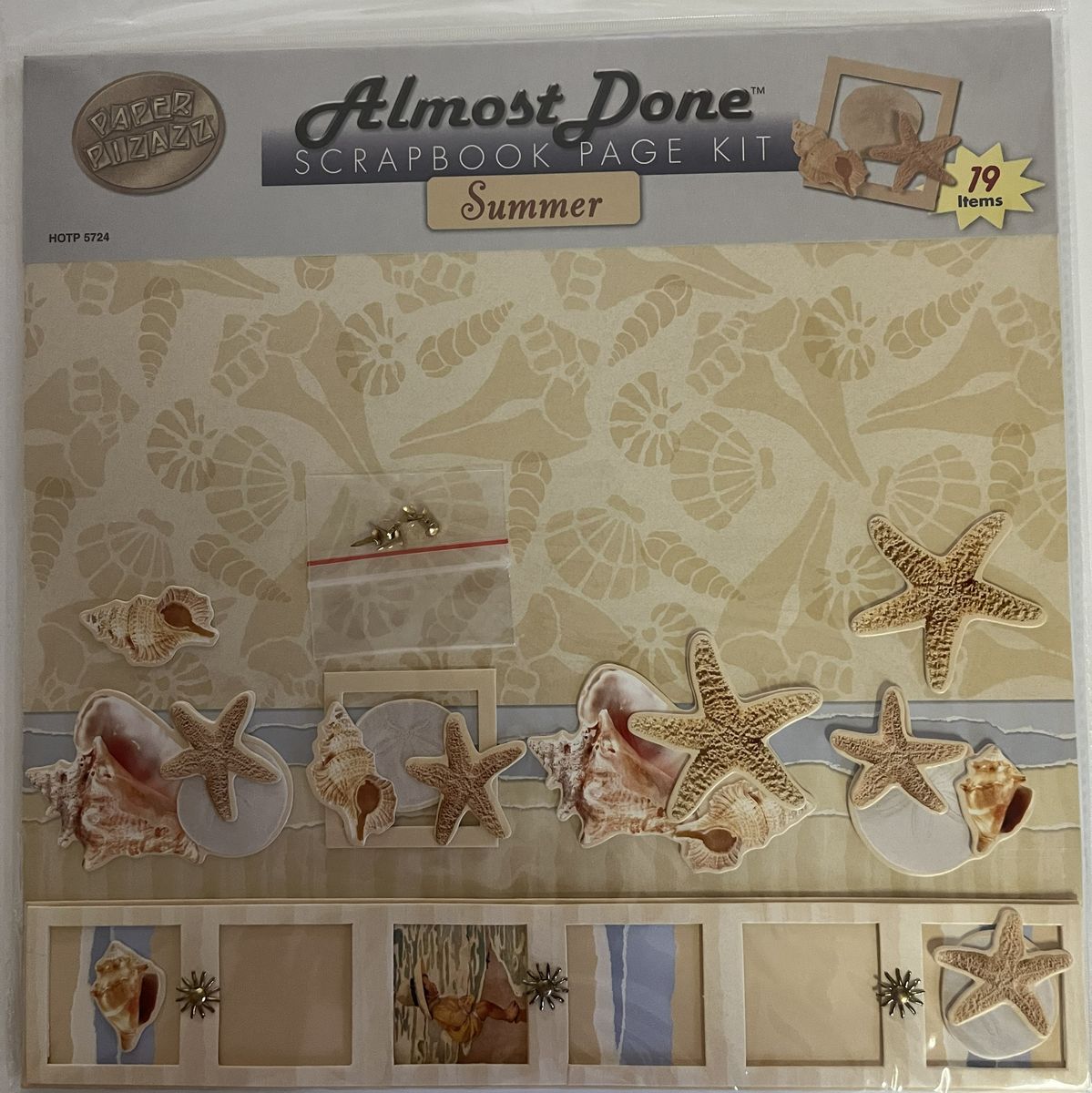 12” x 12” Scrapbook Page Kit – Almost Done Summer