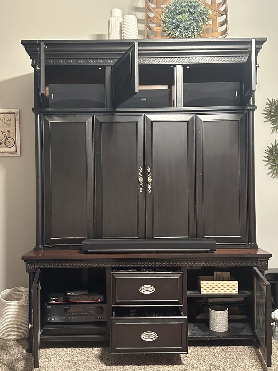 Aspenhome Solid Wood Entertainment Center/Armoire
