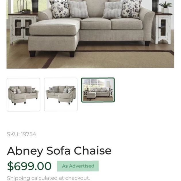 Sofa with Chaise