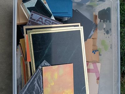 Assorted Acrylic & Metal pieces for Crafts & Laser Engraving/Cutting - Mixed Colors & Sizes