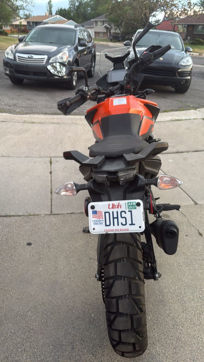 KTM 390 Adventure Motorcycle - Orange/Black, Excellent Condition
