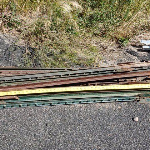 Used Metal Fence Posts - Assorted Lengths (approx. 5-7 ft)