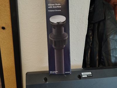 Kohler Clicker Drain with Overflow Polished Chrome