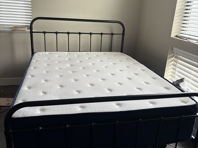 Queen Mattress and Frame