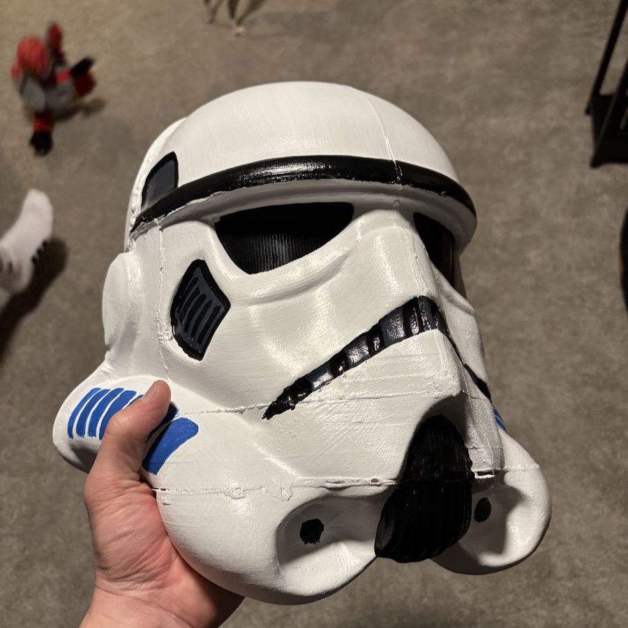 Stormtrooper half helmet