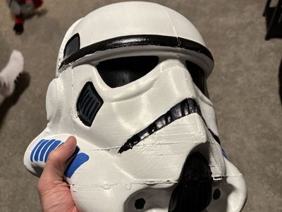 Stormtrooper half helmet