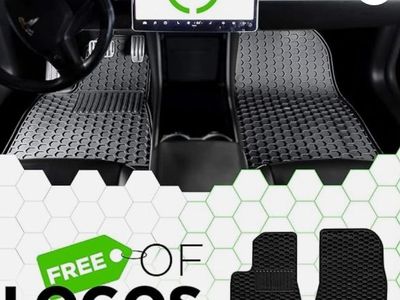 HEA Tesla Model 3 T1A TruBuilt 1 Honeycomb Floor Mats Set of 3 Black