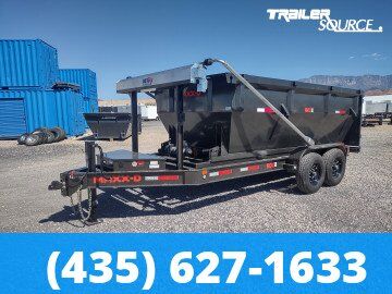7x14 Maxx-D ROX Roll Off Trailer - 14K GVWR - Electric Tarp