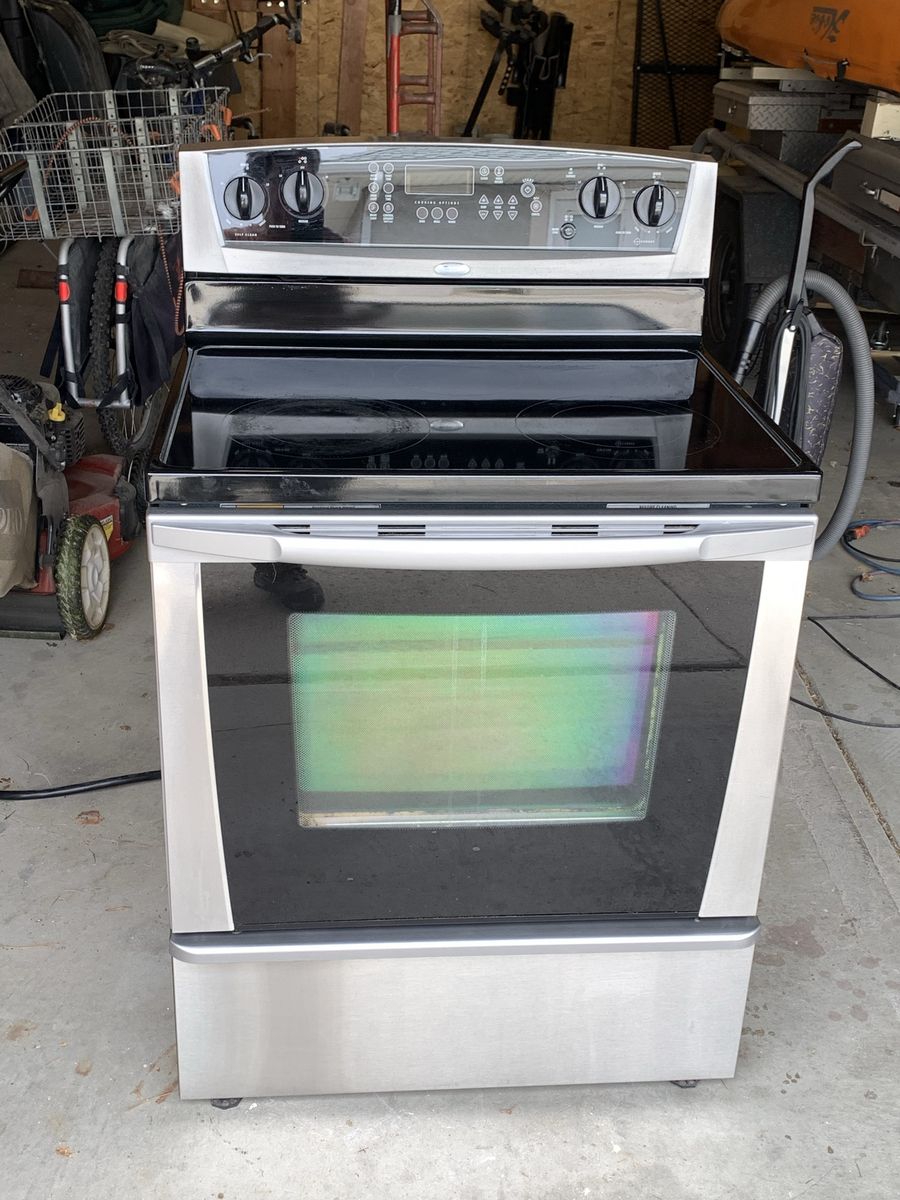 Whirlpool Glass Top Electric Range