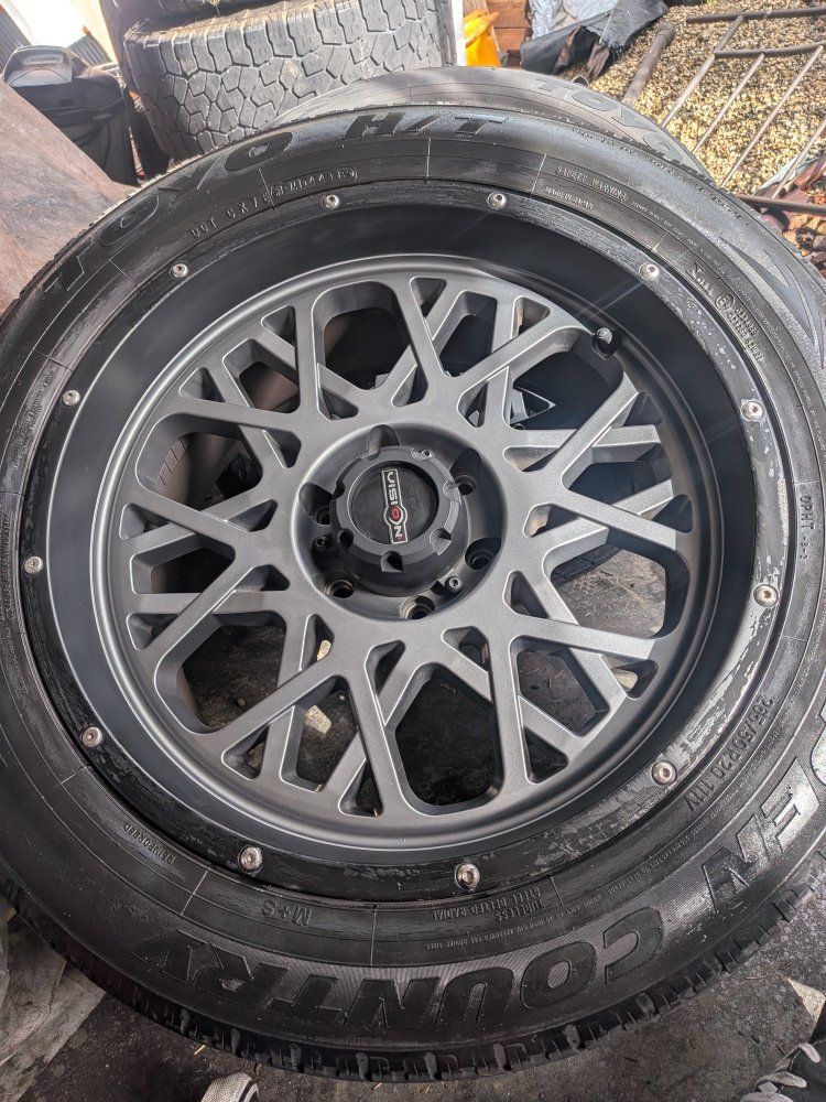 Vision 20 inch Wheels with Toyo Open Country 265/50R20 Tires - Set of 4 6.55 lug