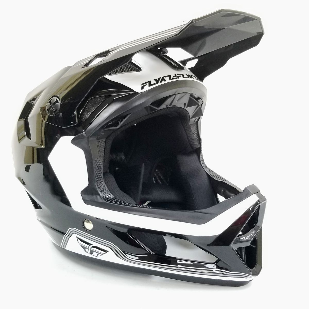 Fly Racing Youth-Medium Rayce Repeat Bicycle Helmet, Black/White (73-3620YM-L-R2-S4)